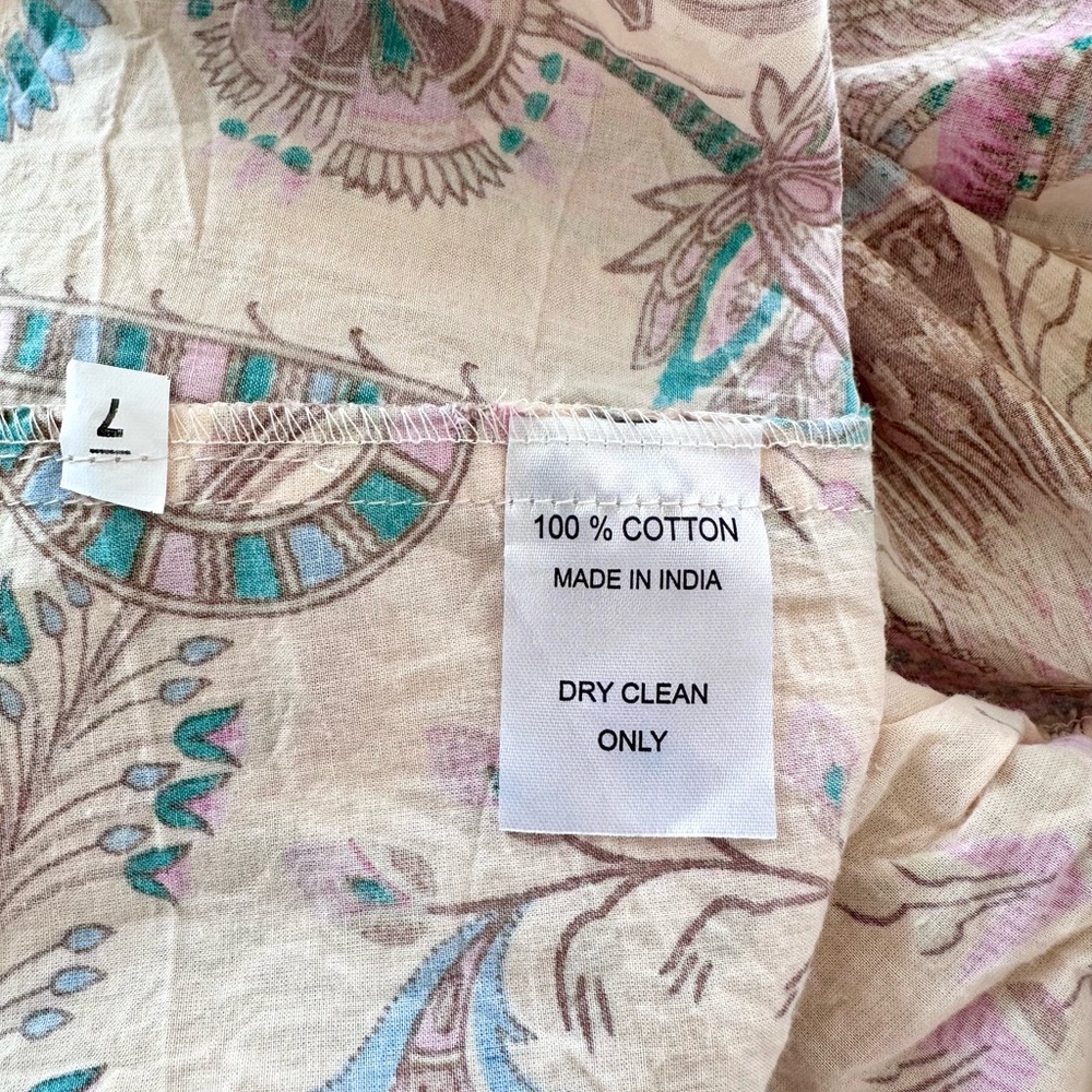 MILLE charlie top in Versailles print | block print | boho - Picture 7 of 7